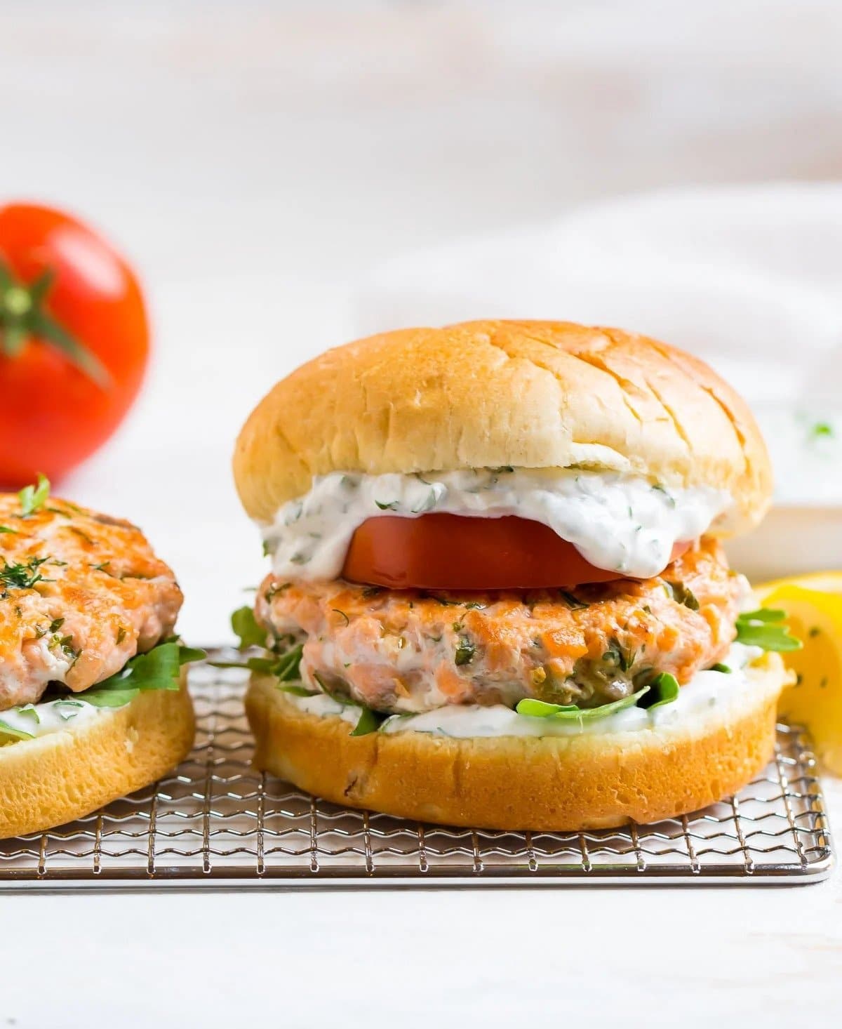 Fresh Salmon Burger