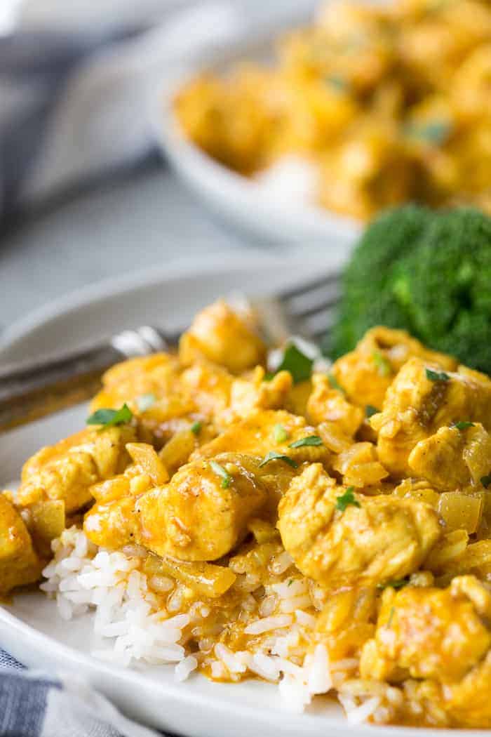 Chicken with Curry Sauce