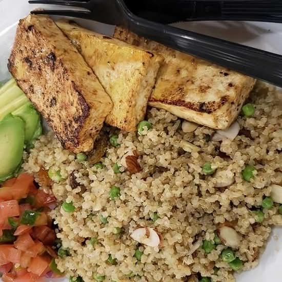 BAKED ORGANIC TOFU PLATTER