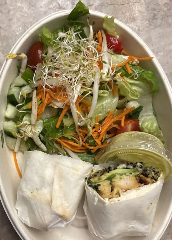 Half Wrap Small Salad