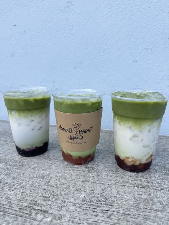 Iced Blueberry Bliss Matcha Latte