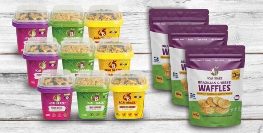 Happy Combo 9 açaí assorted + 3 bags of cheese waffles (set of 6 each)