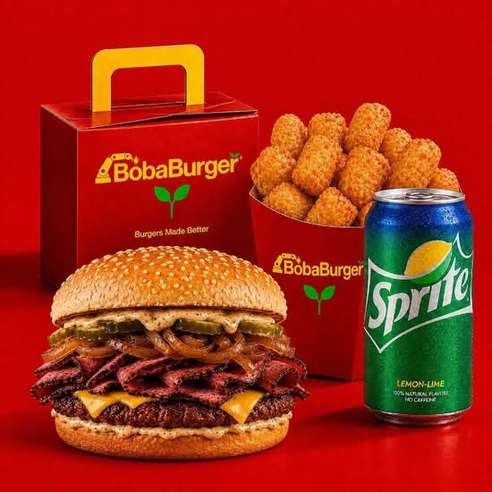Bobastrami Burger Combo