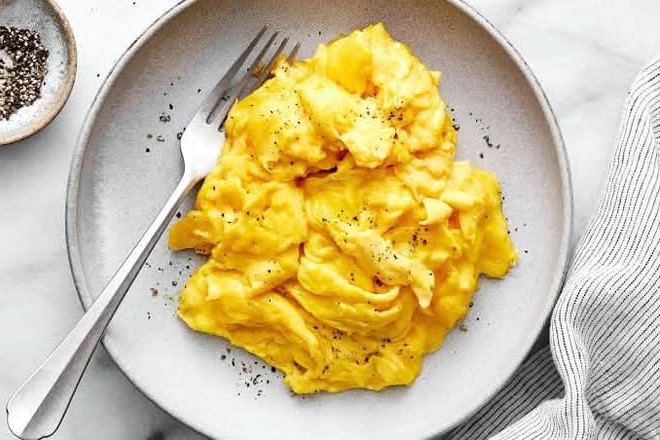Fresh Farm Eggs Scrambled