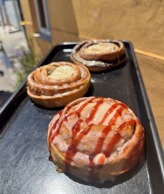 Strawberry Cheese Danish Cinnamon Bun