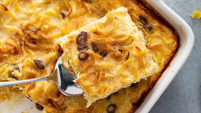 Apple Lokshen Kugel