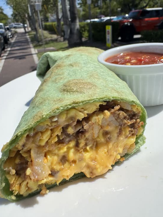 Heisenberg Sausage Egg & Cheese Wrap